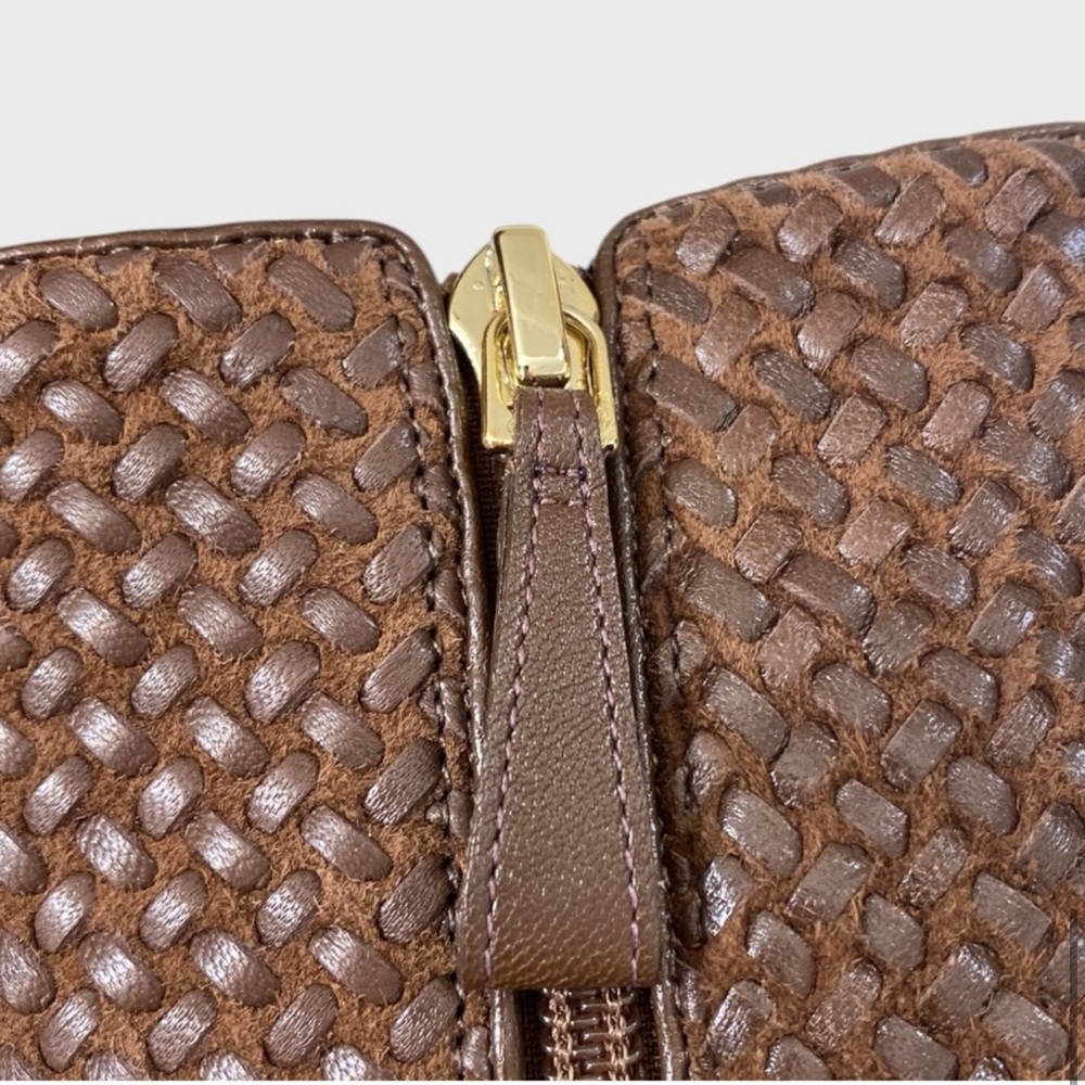 Alexandre Birman NEW Brown Woven Leather Myra Ankle Boots Size 36 1/2 - Picture 6 of 8